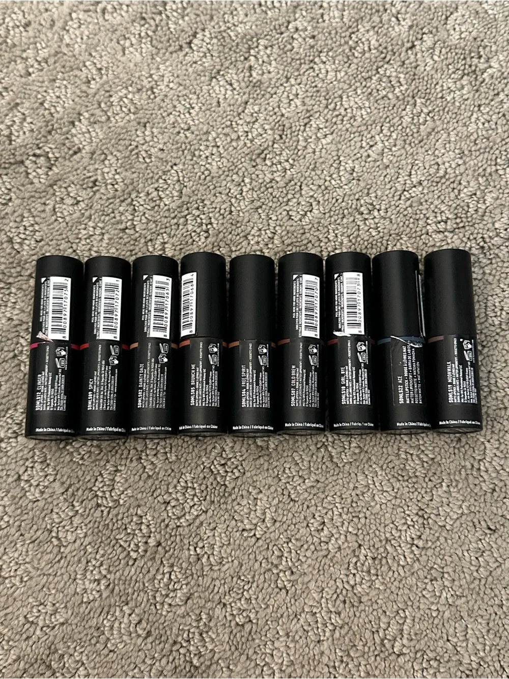 BRAND NEW NYX Professional Makeup Suede Matte Lipstick 9-piece Shade Lot